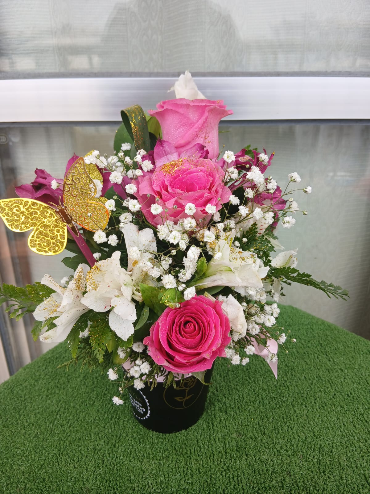 Buquê de Rosas Cor-de-Rosa