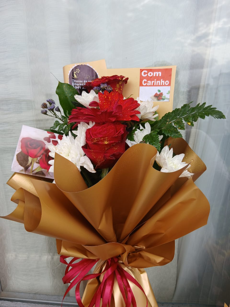 Buquê de Rosas Corais